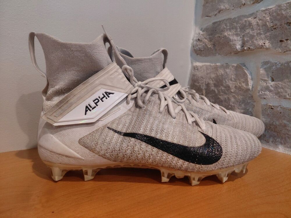 Nike Alpha Menace Elite 2 White Men's Football Cleats (AO3374-101) Men's Sz 12.5